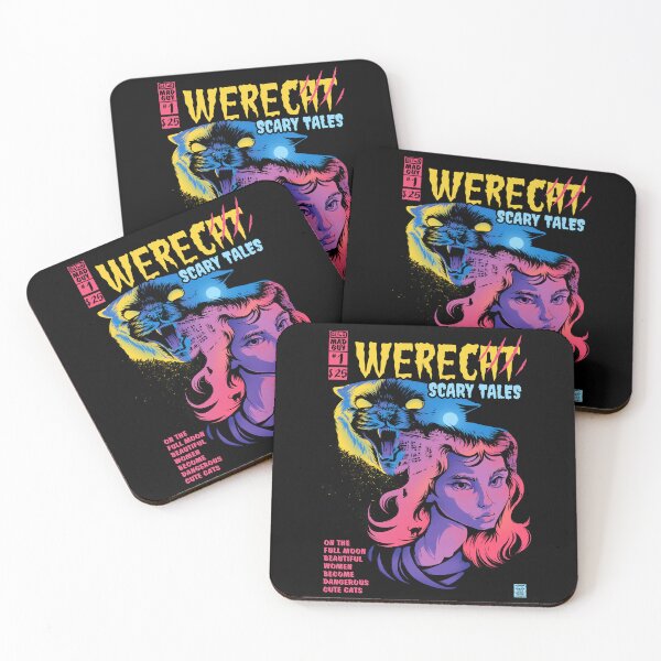 Item preview, Werecat scary tales comic cover horror style designed and sold by RafaelLima7.