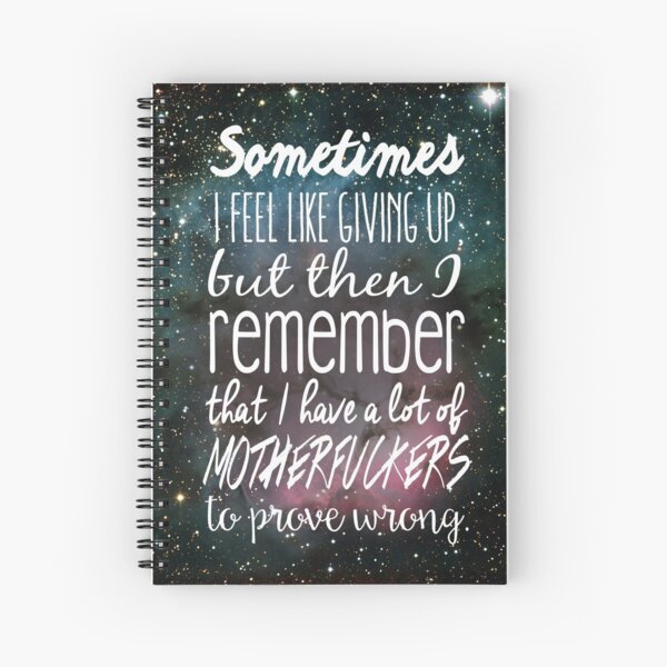Prove Them Wrong. Spiral Notebook