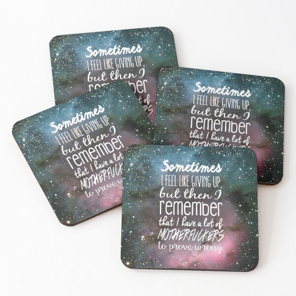 Prove Them Wrong. Coasters (Set of 4)