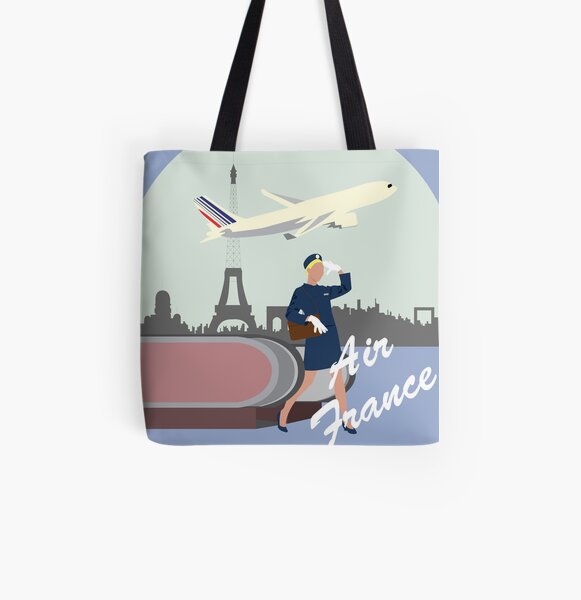 Air France All Over Print Tote Bag