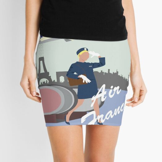 Air France Mini Skirt