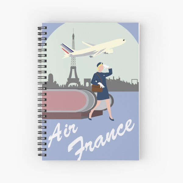 Air France Spiral Notebook