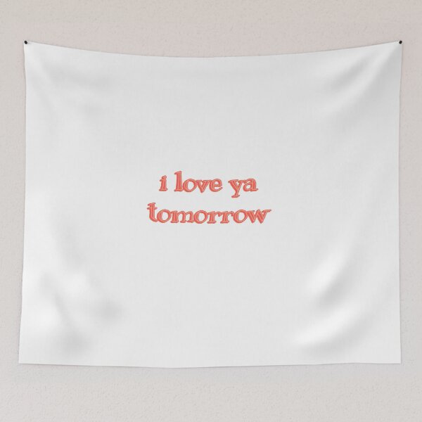 Item preview, pinkish red i love ya tomorrow annie sticker  designed and sold by shaynaaaa.