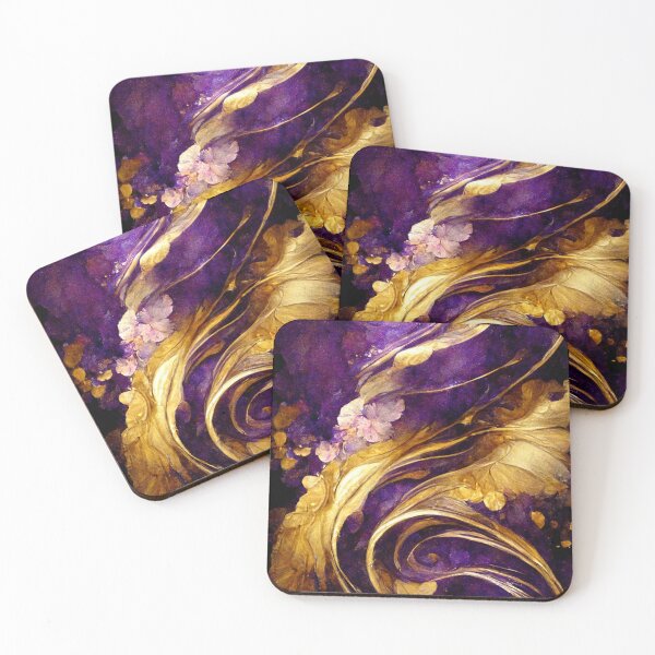Item preview, Swirl of purple and gold designed and sold by SteamedSashimi.