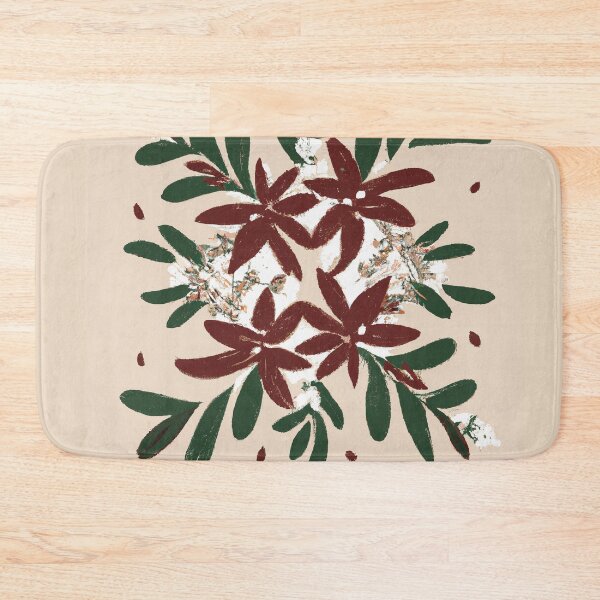 Item preview, Christmas Market Bari Poster Italy 1960s Retro Art Winter Plants Vintage designed and sold by betternotes.
