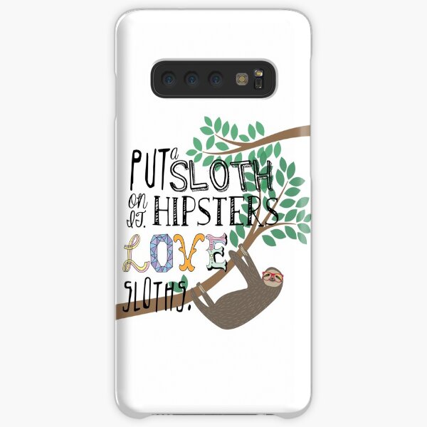 Hipsters Love Sloths Samsung Galaxy Snap Case