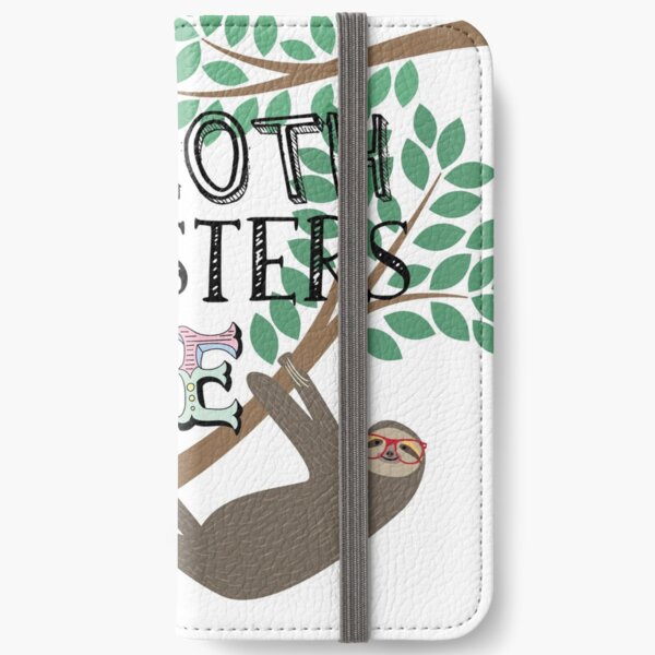 Hipsters Love Sloths iPhone Wallet