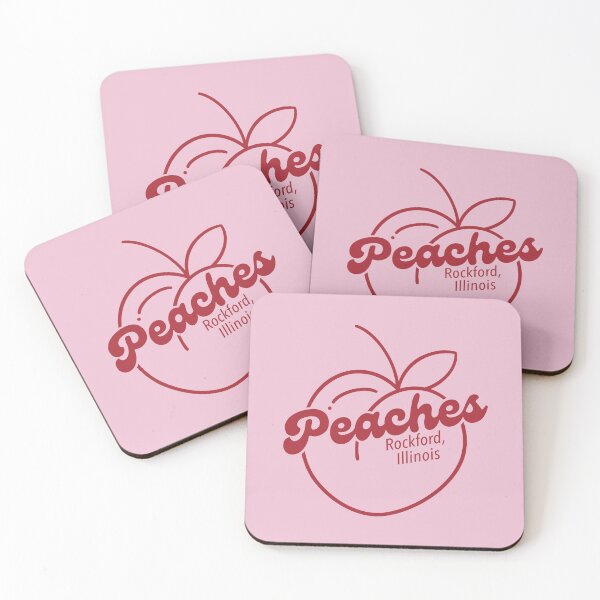 Item preview, Peaches - Rockford, Illinois (Red) designed and sold by autumnologyart.