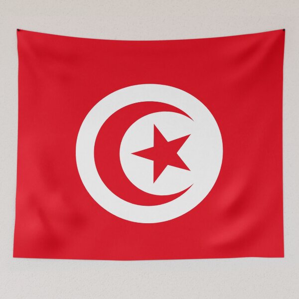 Item preview, Tunisia flag designed and sold by flagshop.