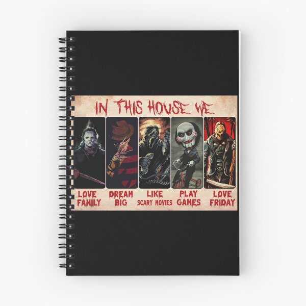 Item preview, In This House We Love Family Halloween Poster - Horror Movies Halloween Poster - Scary Halloween Poster designed and sold by HappyGrandmaUB.