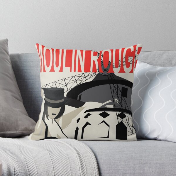 Spectacle Du Burlesque! Throw Pillow