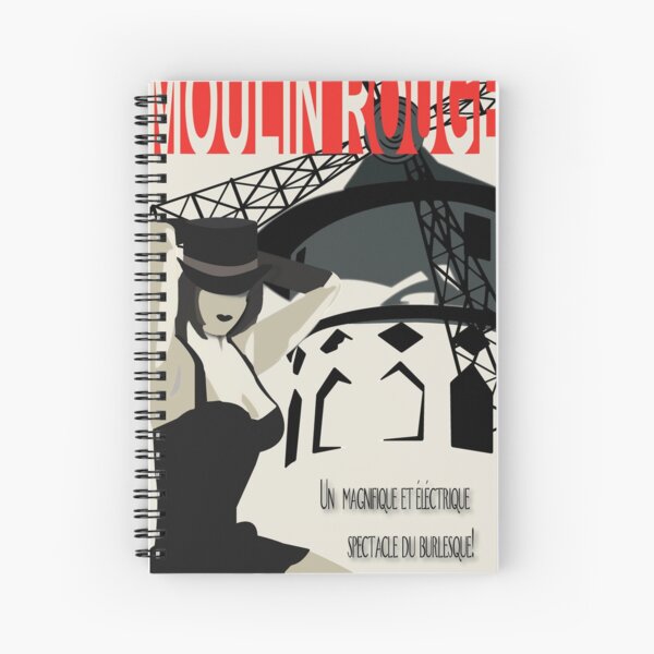 Spectacle Du Burlesque! Spiral Notebook