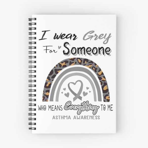 Item preview, Asthma Awareness I Wear Grey for Someone Who Means Everything To Me designed and sold by GennieShop.