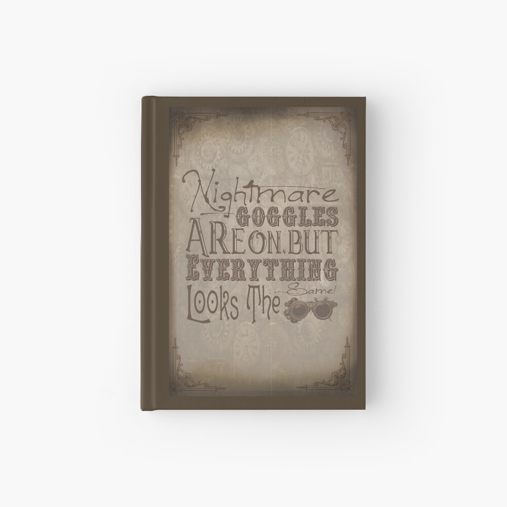Nightmare Googles Hardcover Journal