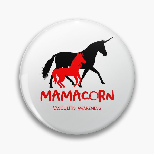 Item preview, Vasculitis Awareness Mama Unicorn Mamacorn Support Vasculitis Warrior  designed and sold by RunningShop.
