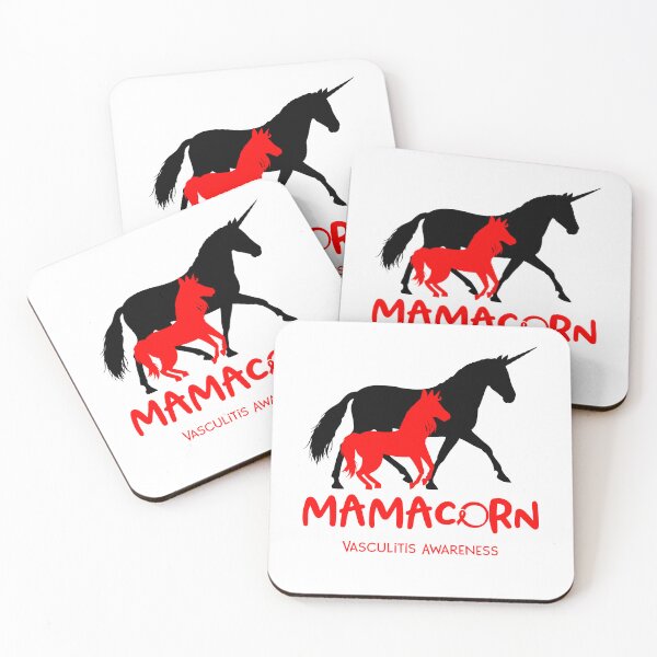 Item preview, Vasculitis Awareness Mama Unicorn Mamacorn Support Vasculitis Warrior  designed and sold by RunningShop.