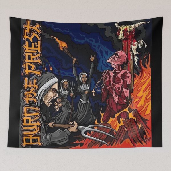 Item preview, Heavy Metal Band Burn Priest designed and sold by KimsharWolfs.