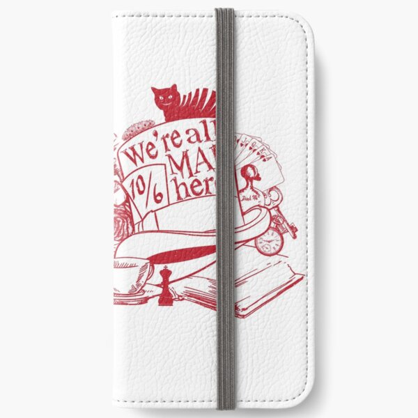 We're All Mad Here iPhone Wallet