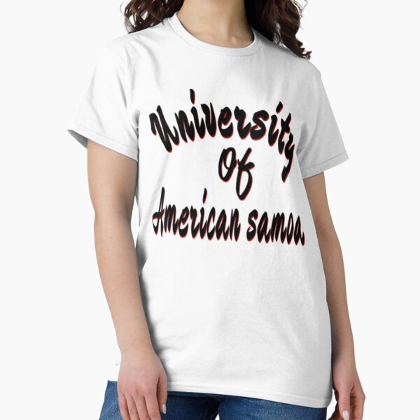 Vista previa del artículo con la obra «Universidad de Samoa Americana», diseñado y vendido por JuliaMilet.