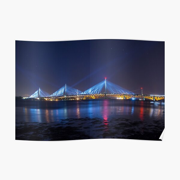 Queensferry Blue Poster