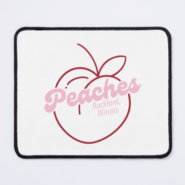 Item preview, Peaches - Rockford, Illinois (Pink/ Red) designed and sold by autumnologyart.