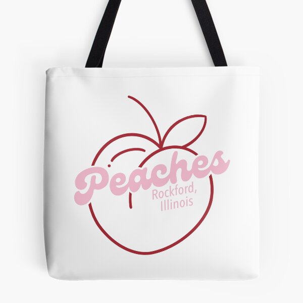 Item preview, Peaches - Rockford, Illinois (Pink/ Red) designed and sold by autumnologyart.