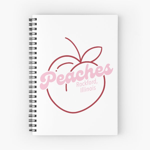 Item preview, Peaches - Rockford, Illinois (Pink/ Red) designed and sold by autumnologyart.