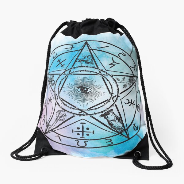 Evil Eye Drawstring Bag