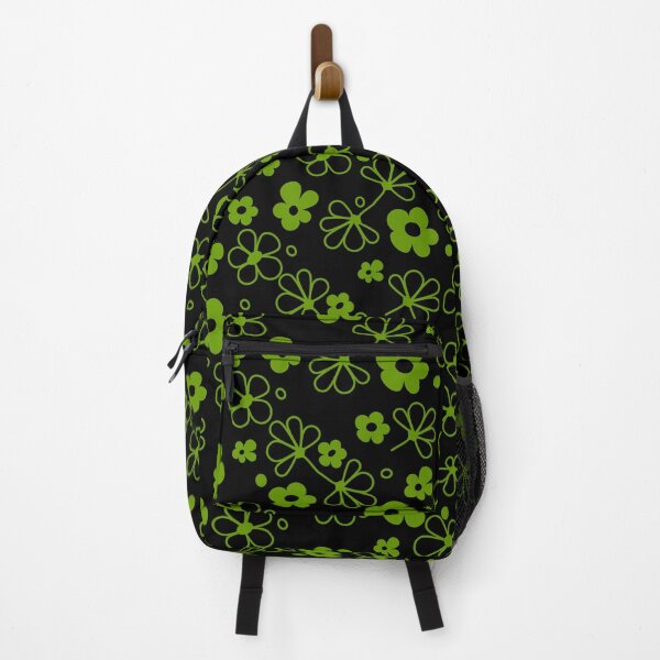 Item preview, Pastel Goth Green Black Flower Pattern Cute 90s Aesthetic Flowers designed and sold by PuddleMart.