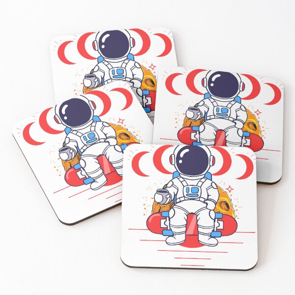 Item preview, Astronaut in space drinking coffee designed and sold by RecStore.