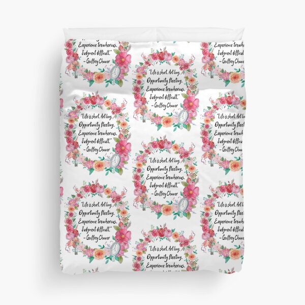 Life is Short Duvet Cover
