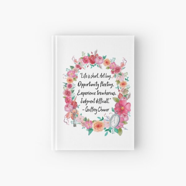 Life is Short Hardcover Journal