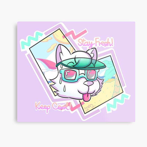 STAY FRESH! KEEP COOL! Metal Print