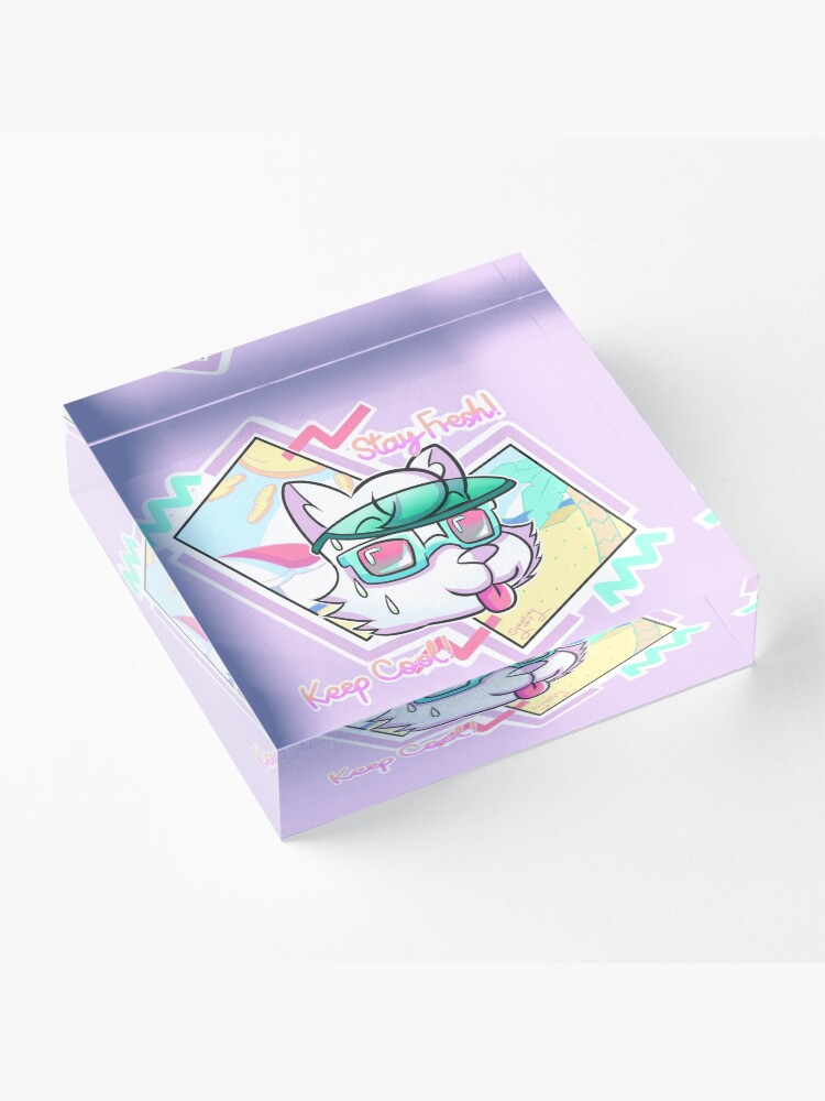 Alternate view of STAY FRESH! KEEP COOL! Acrylic Block
