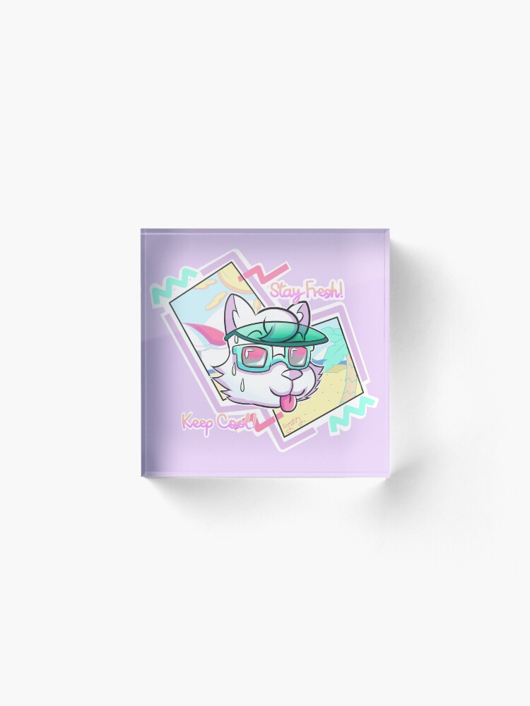 Alternate view of STAY FRESH! KEEP COOL! Acrylic Block