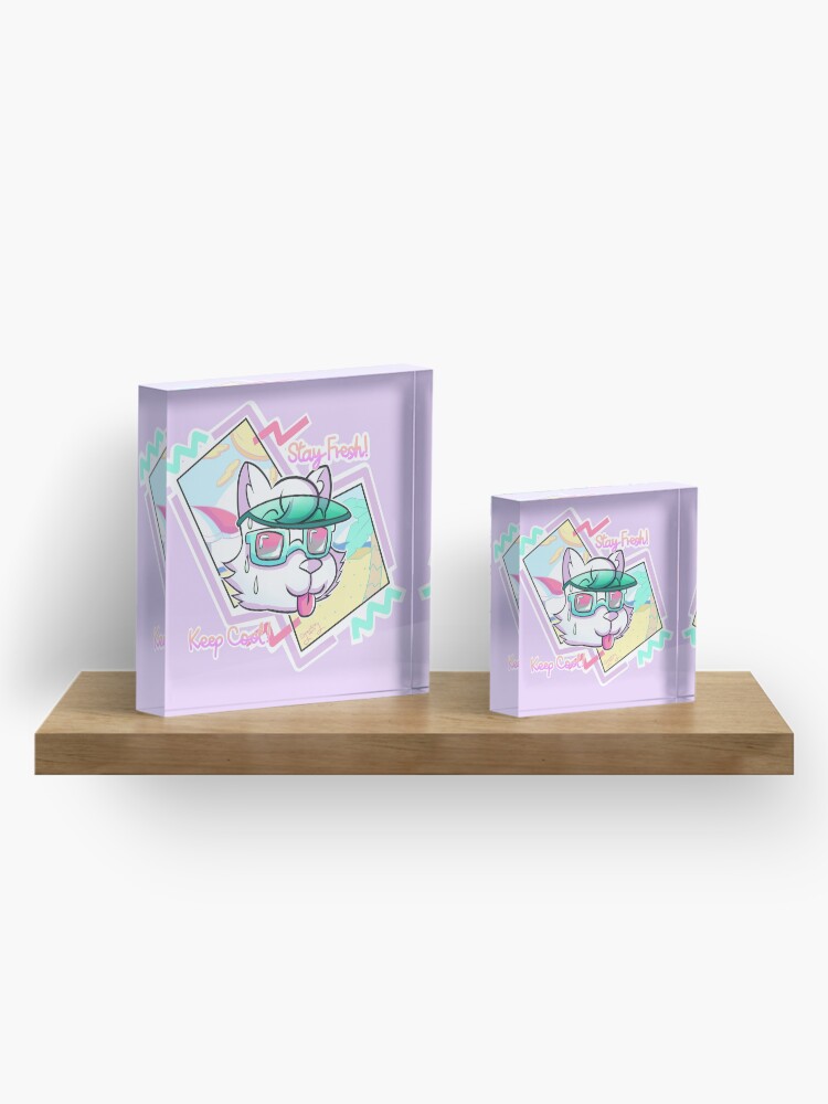 Alternate view of STAY FRESH! KEEP COOL! Acrylic Block