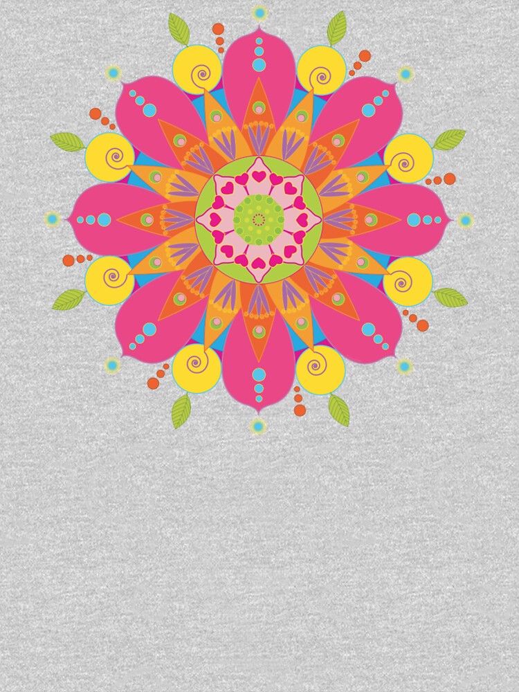 « Mandala fleur aux couleurs vives » par RosaLeeDesign