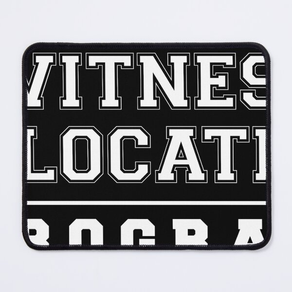 Item preview, Witness Relocation Program (White) designed and sold by Winston Gambro.