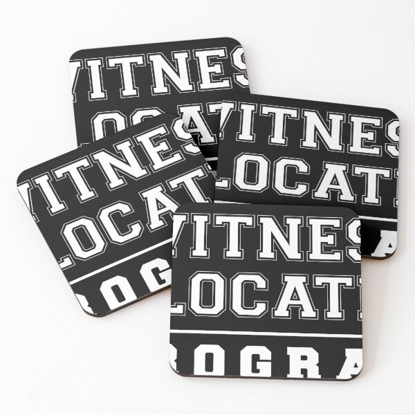 Item preview, Witness Relocation Program (White) designed and sold by Winston Gambro.
