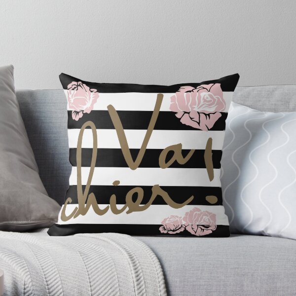 Va Chier! Throw Pillow