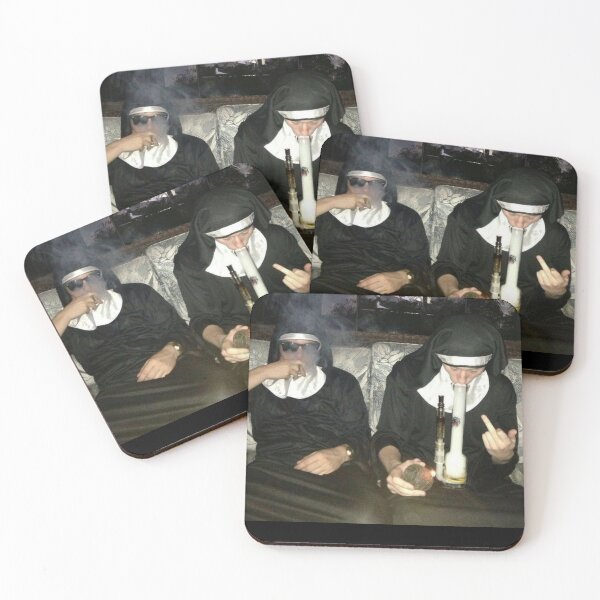 Item preview, Smoking Nuns funny meme designed and sold by EMMGONZALEZ.