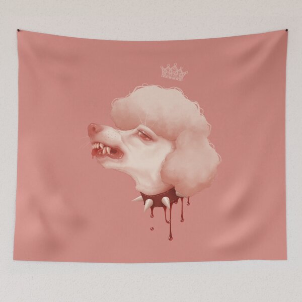 Item preview, poodle rabies designed and sold by HuntingForTeeth.