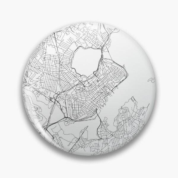 Item preview, Portland Maine White Map designed and sold by multiplicitymap.
