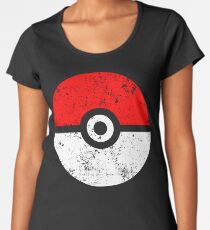 Distressed Pokeball Women's Premium T-Shirt