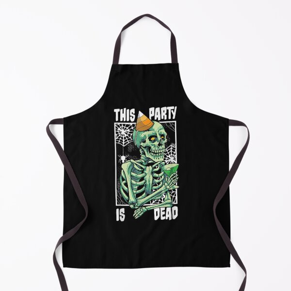 Item preview, This Party Is Dead Funny Skeleton Halloween Party Spooky T-Shirt designed and sold by AppenzellerBal.