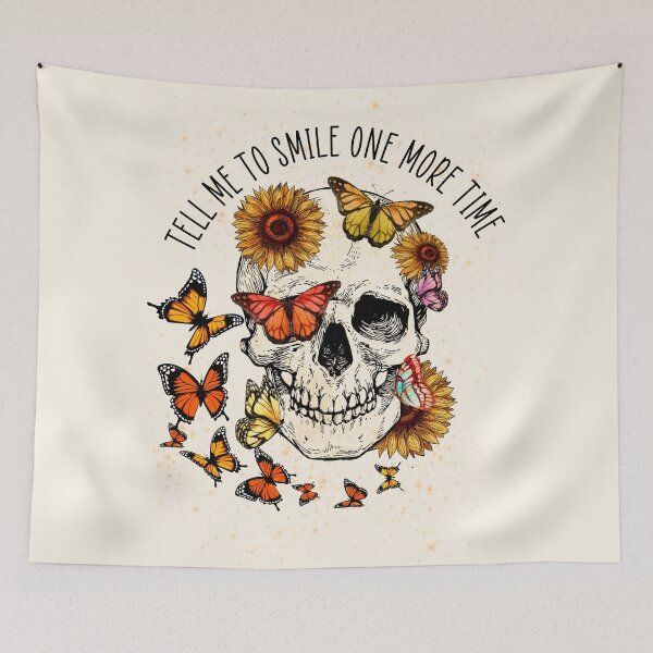 Item preview, Smiling skull designed and sold by Gothic Fantasy.