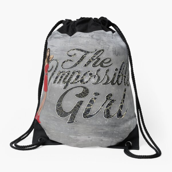 The Impossible Girl Drawstring Bag