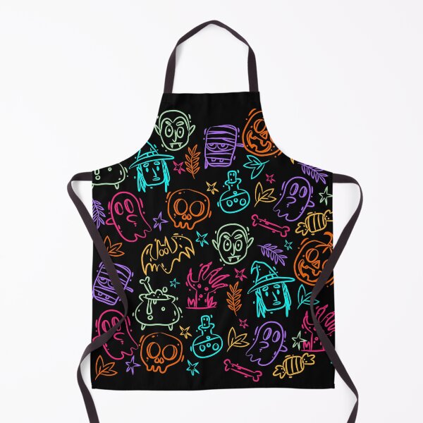 Item preview, Neon Cute Halloween Pattern designed and sold by MaiZephyr.