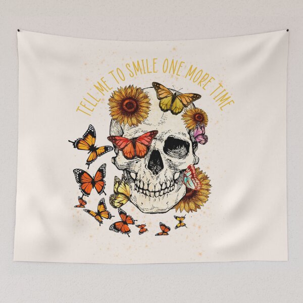 Item preview,  Smiling skull designed and sold by Gothic Fantasy.