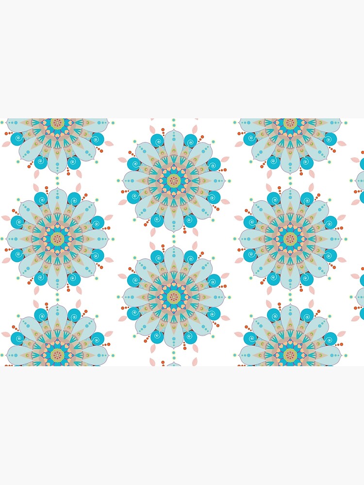 « Mandala fleur, "Mer & sable" » par RosaLeeDesign